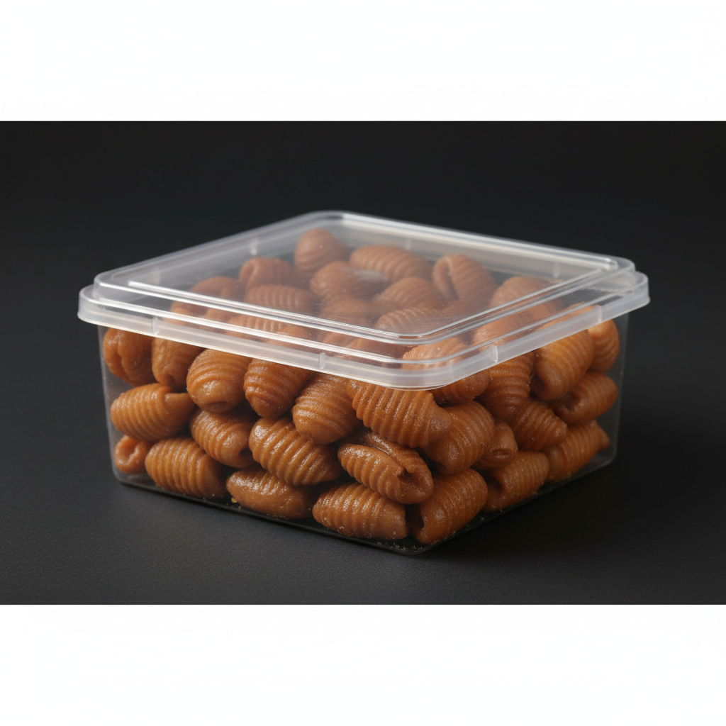 Bellam Gavvalu in plastic box - front