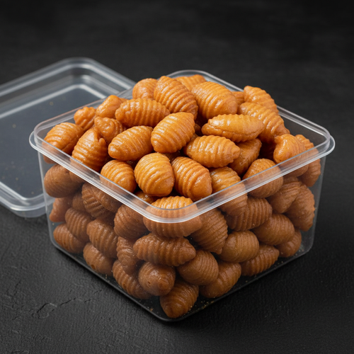 Bellam Gavvalu in plastic box - open 45 degree