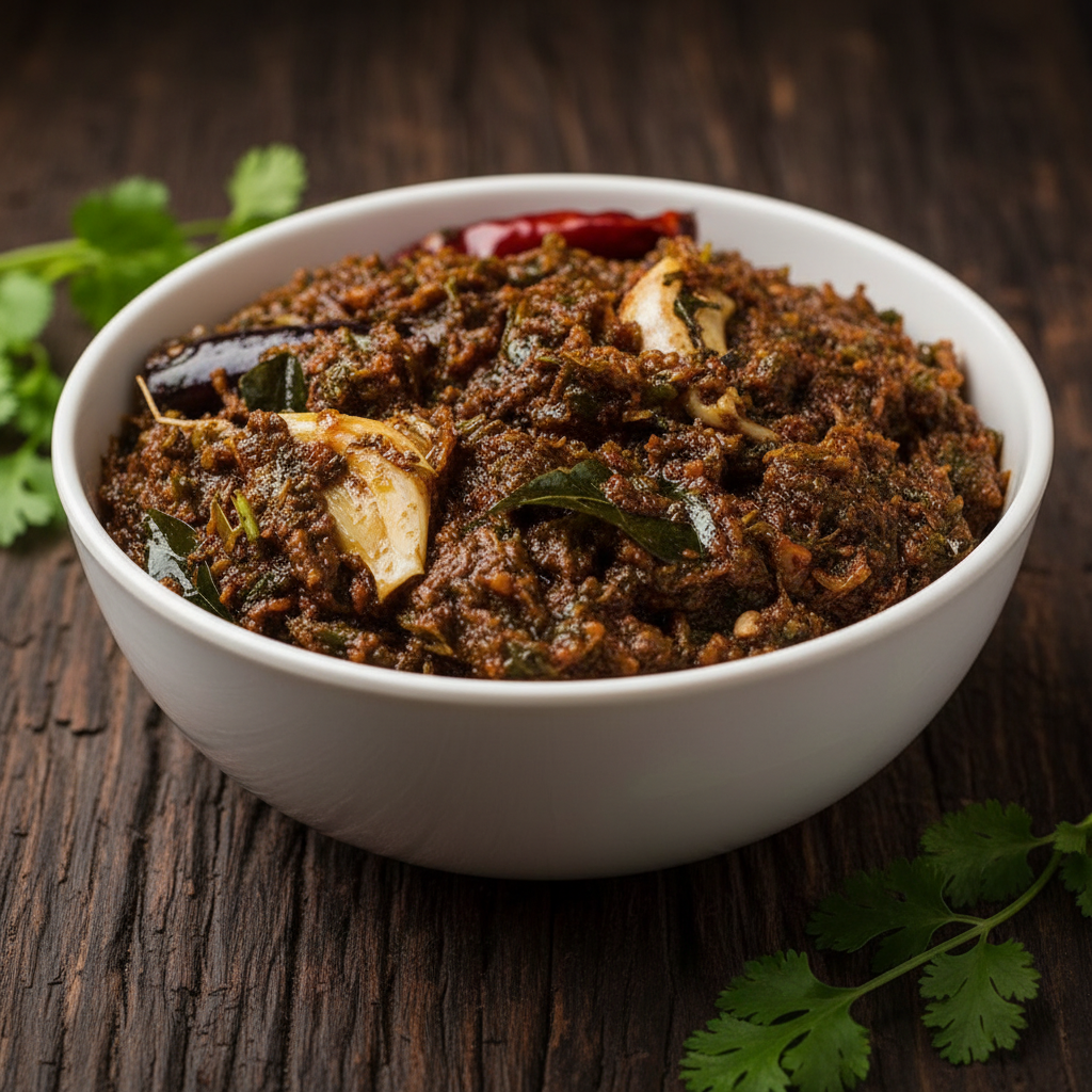 Coriander Pickle Bowl - Side