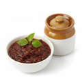 Gongura Pickle Jar & Bowl - Front