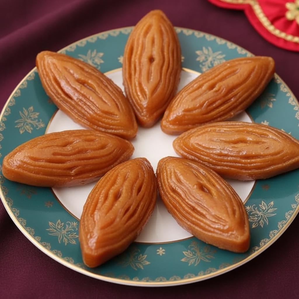 Madatha Kaaja natural - ceramic plate