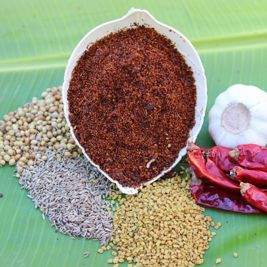 Menthi Karam - Banana Leaf