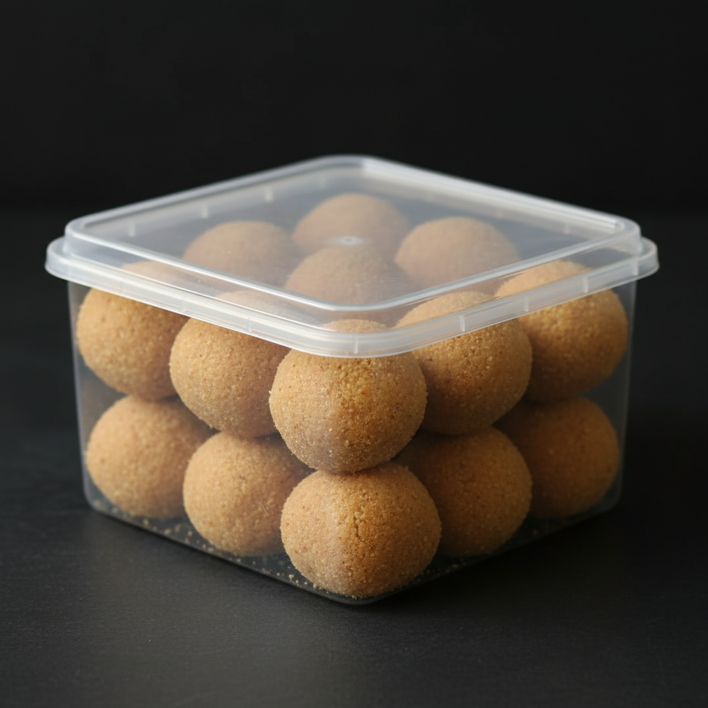 Minapa Sunni Undalu in plastic box - front