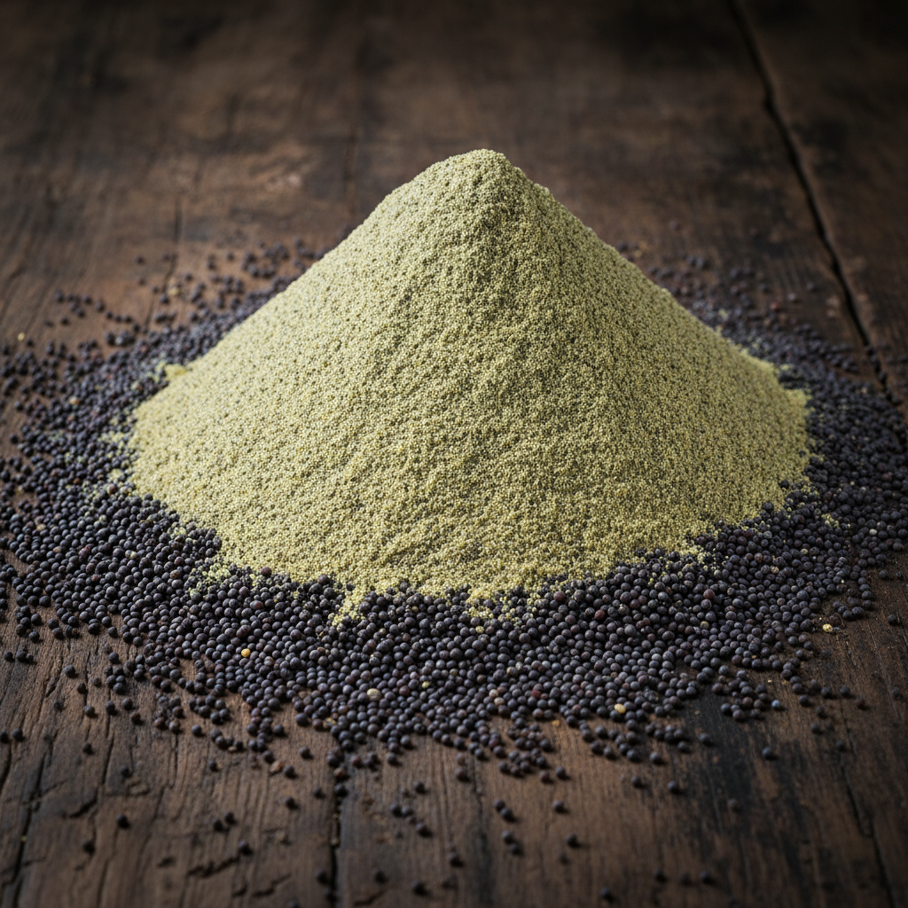 Mustard Powder Bulk Pile