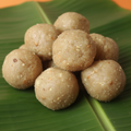 Nuvvula Laddu on Banana Leaf