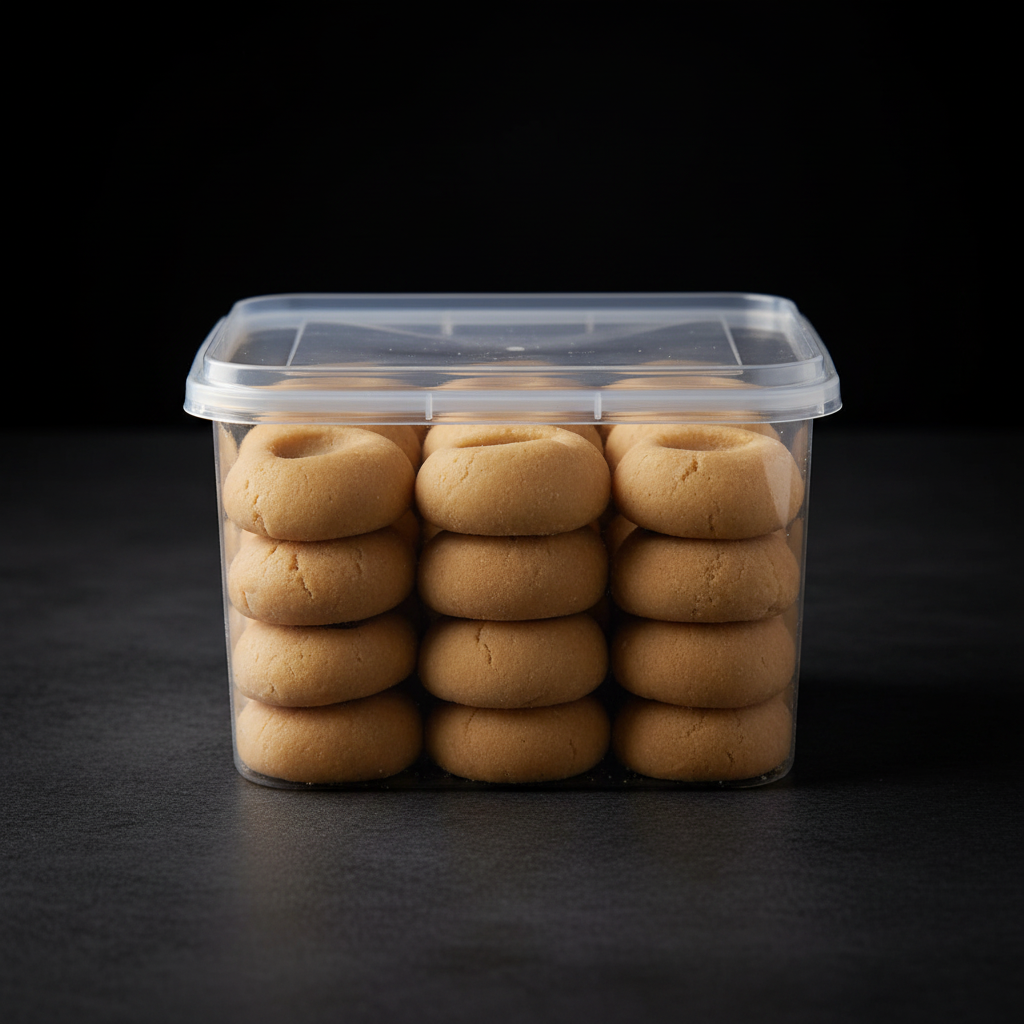 Palakova Billalu in plastic box - front
