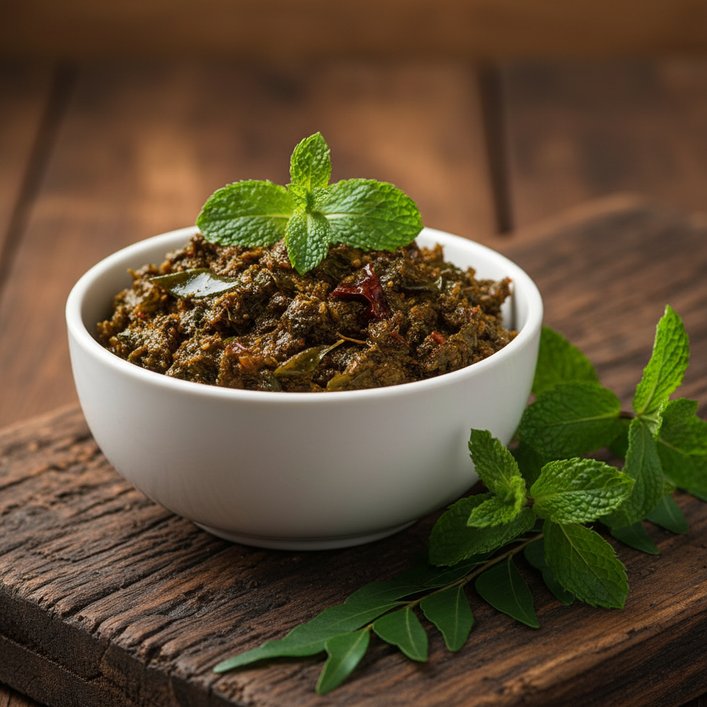 Pudina Pickle Bowl - Side
